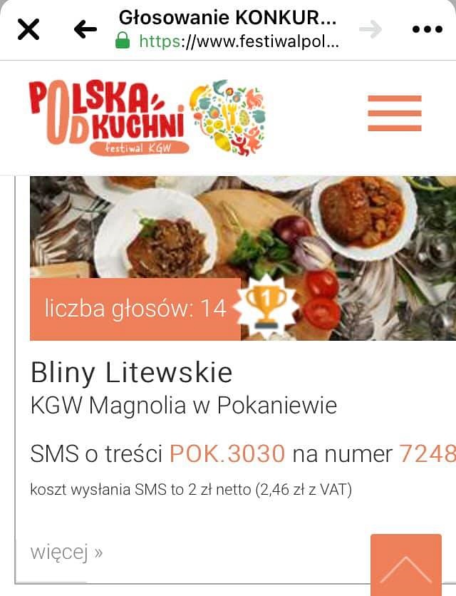 polska od kuchni glosowanie 2021
